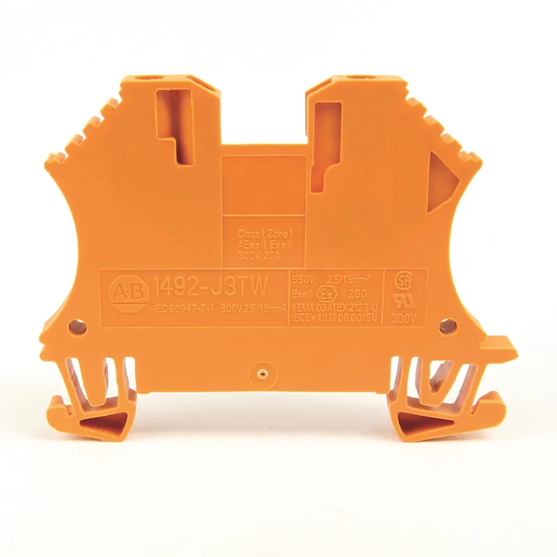 Rockwell Automation / Allen-Bradley 1492-J3TW-OR – IEC 1-Ckt Feed-Thru Blk 3 Conn Pts