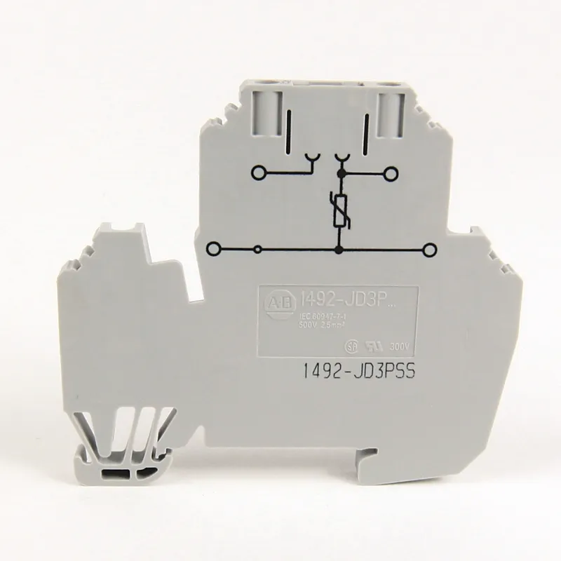 Rockwell Automation / Allen-Bradley 1492-JD3PSS – IEC 2Ckt Plug-In Blk w/ Surge Supp 2.5mm