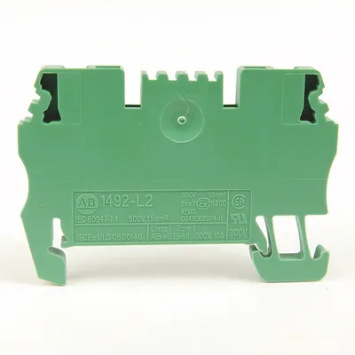 Rockwell Automation / Allen-Bradley 1492-L2-G – IEC Term Blck 3.5x51.5x29.5mm Spr Clp