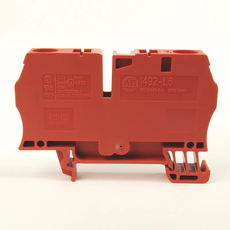 Rockwell Automation / Allen-Bradley 1492-L6-RE – IEC Term Blck 8.1x65x38mm Spr Clp