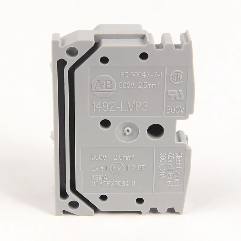 Rockwell Automation / Allen-Bradley 1492-LMP3E – Mini Surf Mnt Feed-Through End Blk 2.5mm
