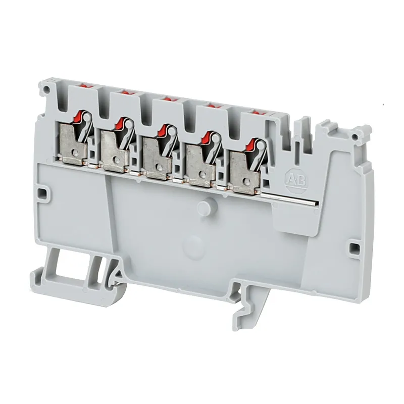 Rockwell Automation / Allen-Bradley 1492-P10PD3E-5RE – IEC Feed-Through Push-in Terminal Block — photo 1 of 3