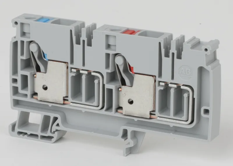 Rockwell Automation / Allen-Bradley 1492-P10PD3S-1B1RE – IEC Feed-Through Push-in Terminal Block — photo 2 of 3