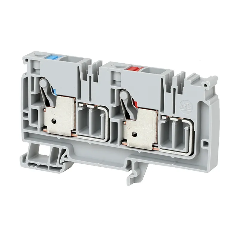 Rockwell Automation / Allen-Bradley 1492-P10PD3S-1RE1G – IEC Feed-Through Push-in Terminal Block — photo 1 of 3