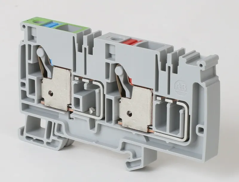 Rockwell Automation / Allen-Bradley 1492-P10PD3S-1RE1G – IEC Feed-Through Push-in Terminal Block — photo 3 of 3