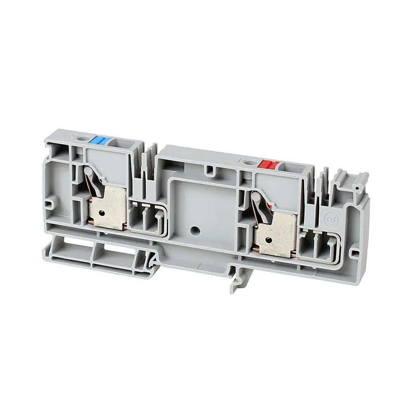 Rockwell Automation / Allen-Bradley 1492-P10PD4S-1B1RE – IEC Feed-Through Push-in Terminal Block — photo 1 of 3