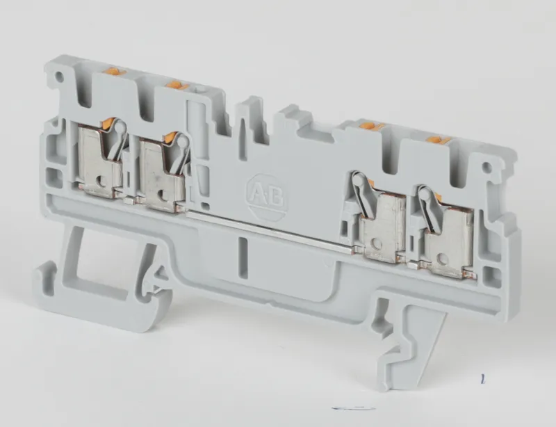 Rockwell Automation / Allen-Bradley 1492-P2Q-BL – IEC Feed-Through Push-in Terminal Block — photo 2 of 3
