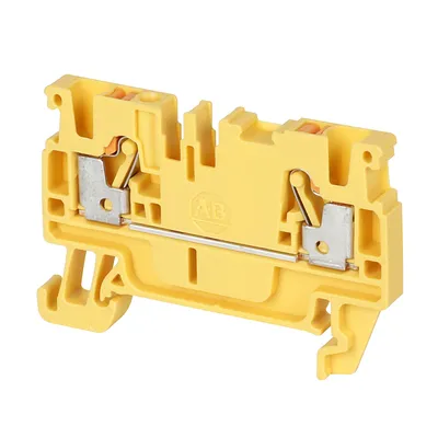Rockwell Automation / Allen-Bradley 1492-P3-Y – IEC Feed-Through Push-in Terminal Block