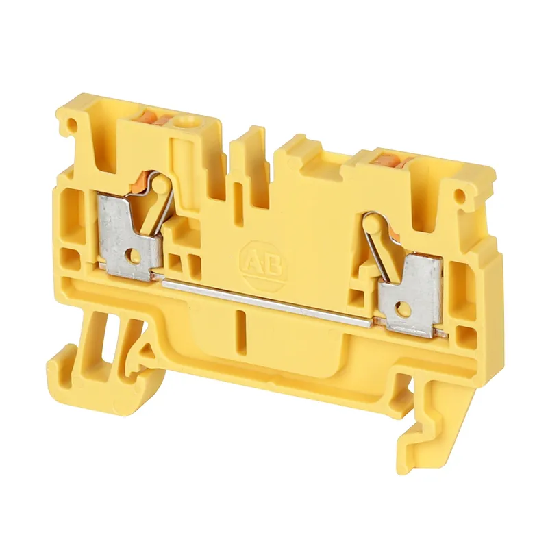 Rockwell Automation / Allen-Bradley 1492-P3-Y – IEC Feed-Through Push-in Terminal Block — photo 1 of 3