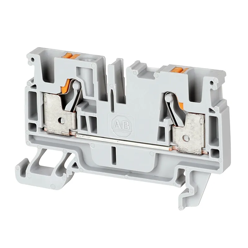 Rockwell Automation / Allen-Bradley 1492-P4-G – IEC Feed-Through Push-in Terminal Block — photo 1 of 3