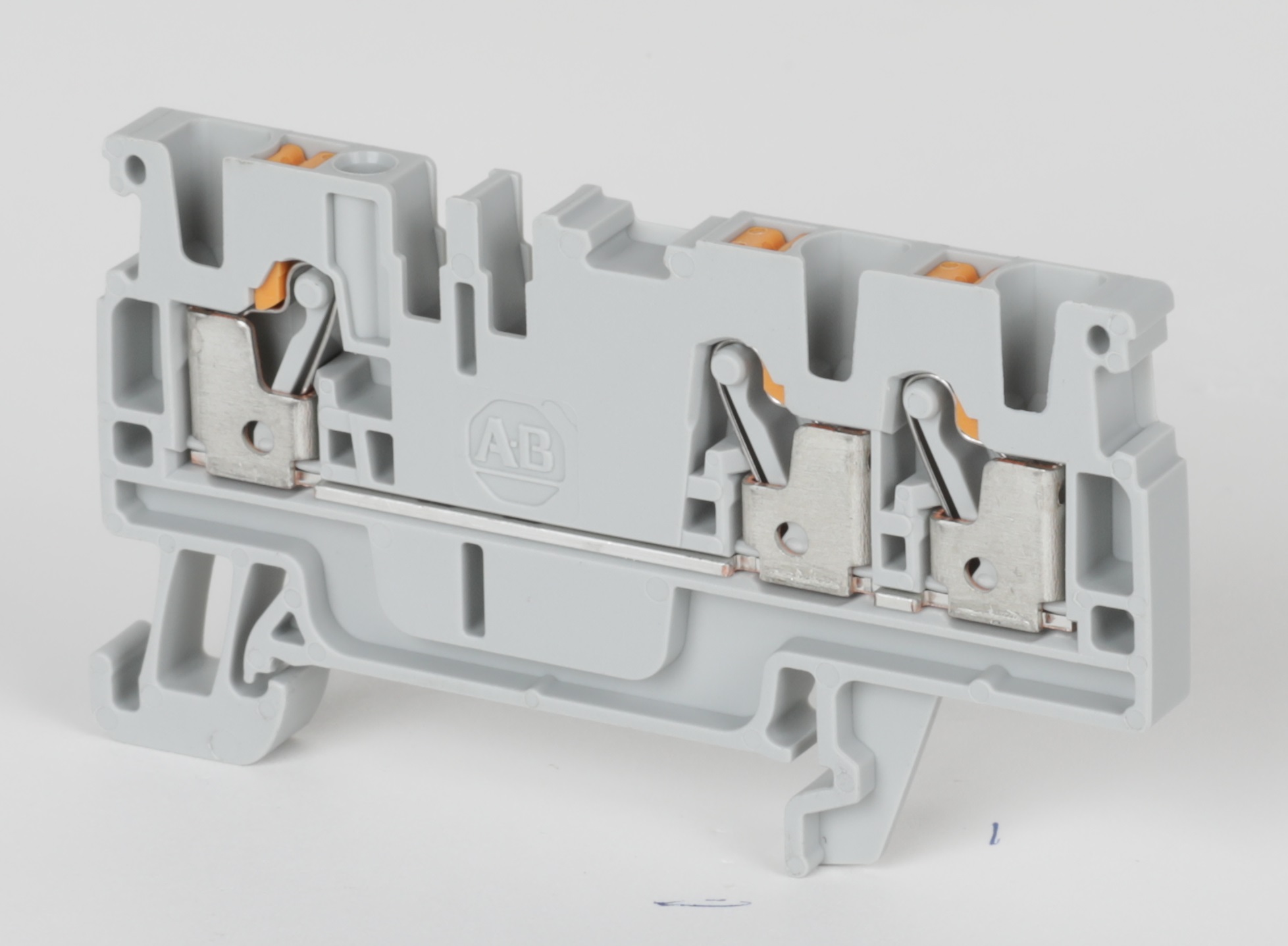 Rockwell Automation / Allen-Bradley 1492-P4T-BL – IEC Feed-Through Push-in Terminal Block — photo 2 of 3
