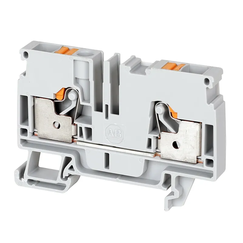 Rockwell Automation / Allen-Bradley 1492-P6-BL – IEC Feed-Through Push-in Terminal Block — photo 1 of 3