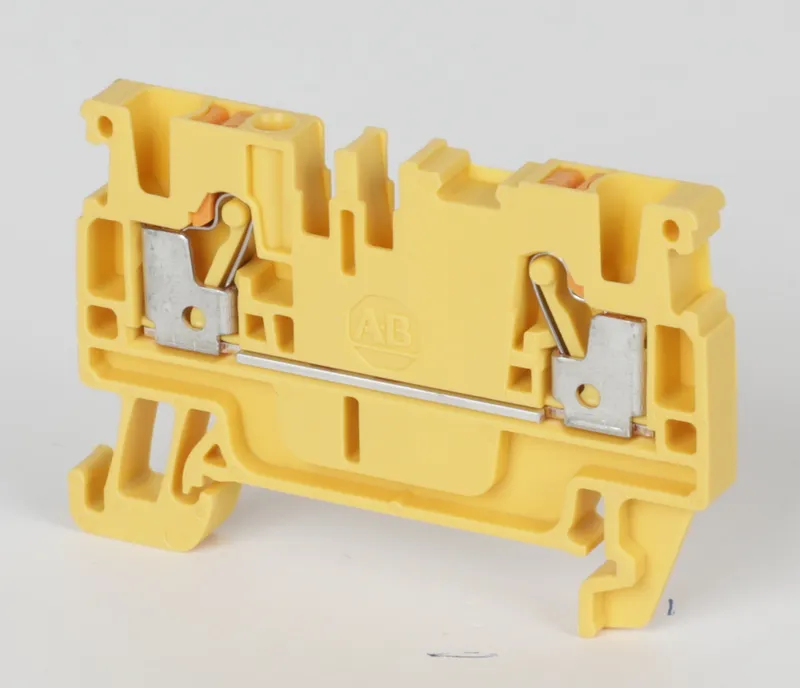 Rockwell Automation / Allen-Bradley 1492-P6-Y – IEC Feed-Through Push-in Terminal Block — photo 3 of 3