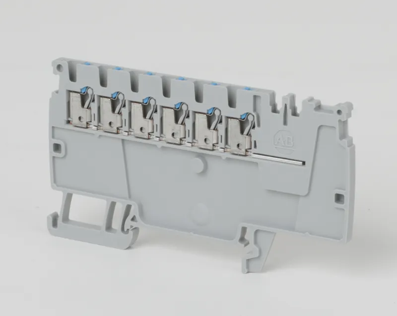 Rockwell Automation / Allen-Bradley 1492-P6PD2E-6B – IEC Feed-Through Push-in Terminal Block — photo 2 of 3