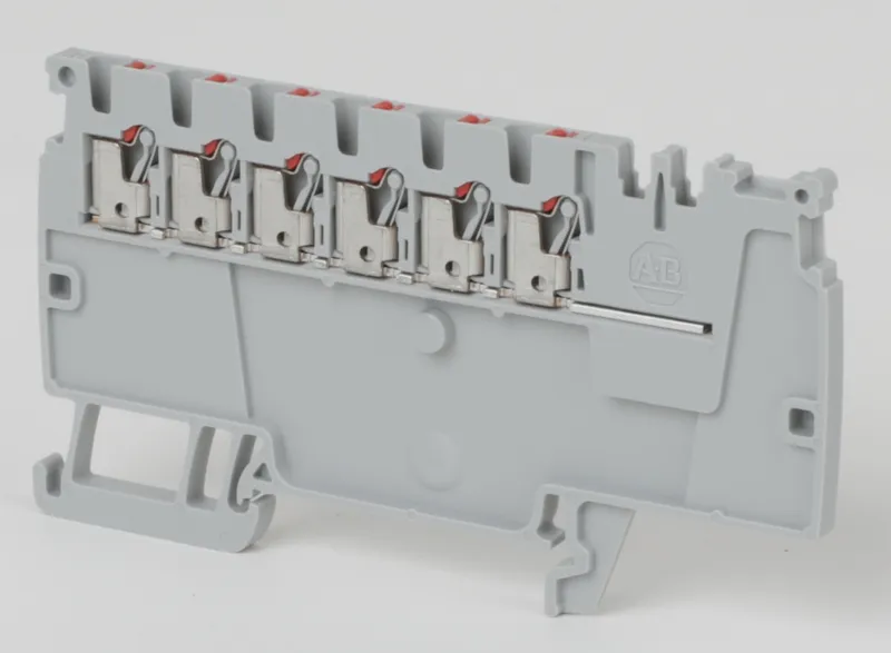 Rockwell Automation / Allen-Bradley 1492-P6PD2E-6RE – IEC Feed-Through Push-in Terminal Block — photo 3 of 3