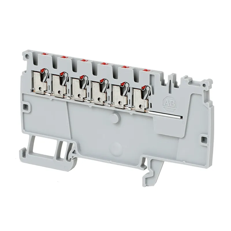 Rockwell Automation / Allen-Bradley 1492-P6PD2E-6RE – IEC Feed-Through Push-in Terminal Block — photo 1 of 3