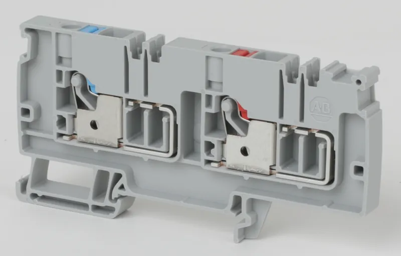 Rockwell Automation / Allen-Bradley 1492-P6PD2S-1B1RE – IEC Feed-Through Push-in Terminal Block — photo 3 of 3