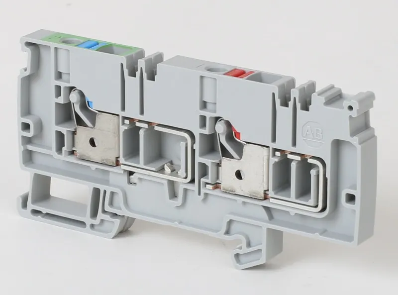 Rockwell Automation / Allen-Bradley 1492-P6PD2S-1RE1G – IEC Feed-Through Push-in Terminal Block — photo 3 of 3