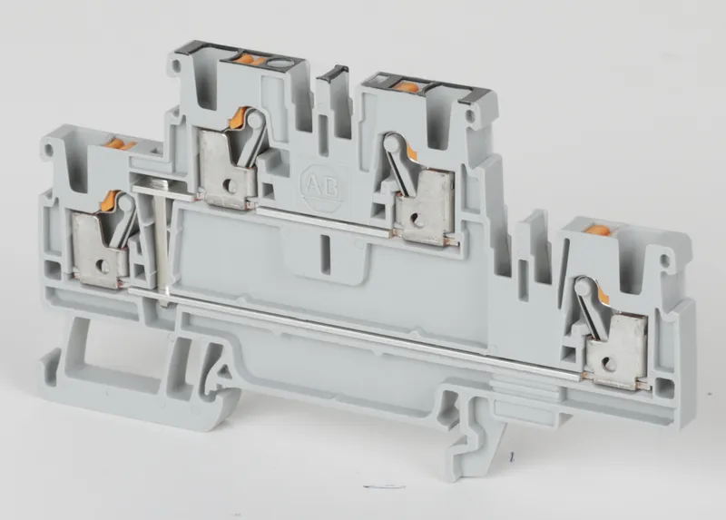Rockwell Automation / Allen-Bradley 1492-PD3C-Y – IEC Feed-Through Push-in Terminal Block — photo 3 of 3