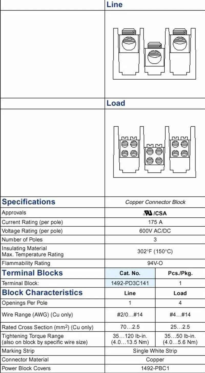 Rockwell Automation / Allen-Bradley 1492-PD3C141 — photo 2 of 4