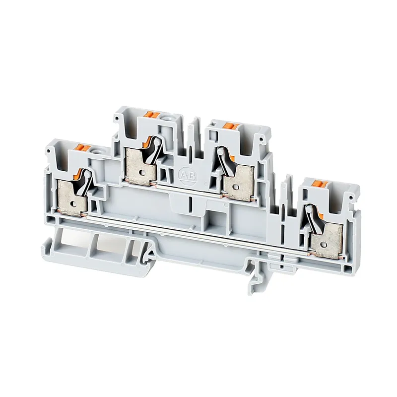 Rockwell Automation / Allen-Bradley 1492-PD4-BL – IEC Feed-Through Push-in Terminal Block IEC Feed-Through… — photo 1 of 3