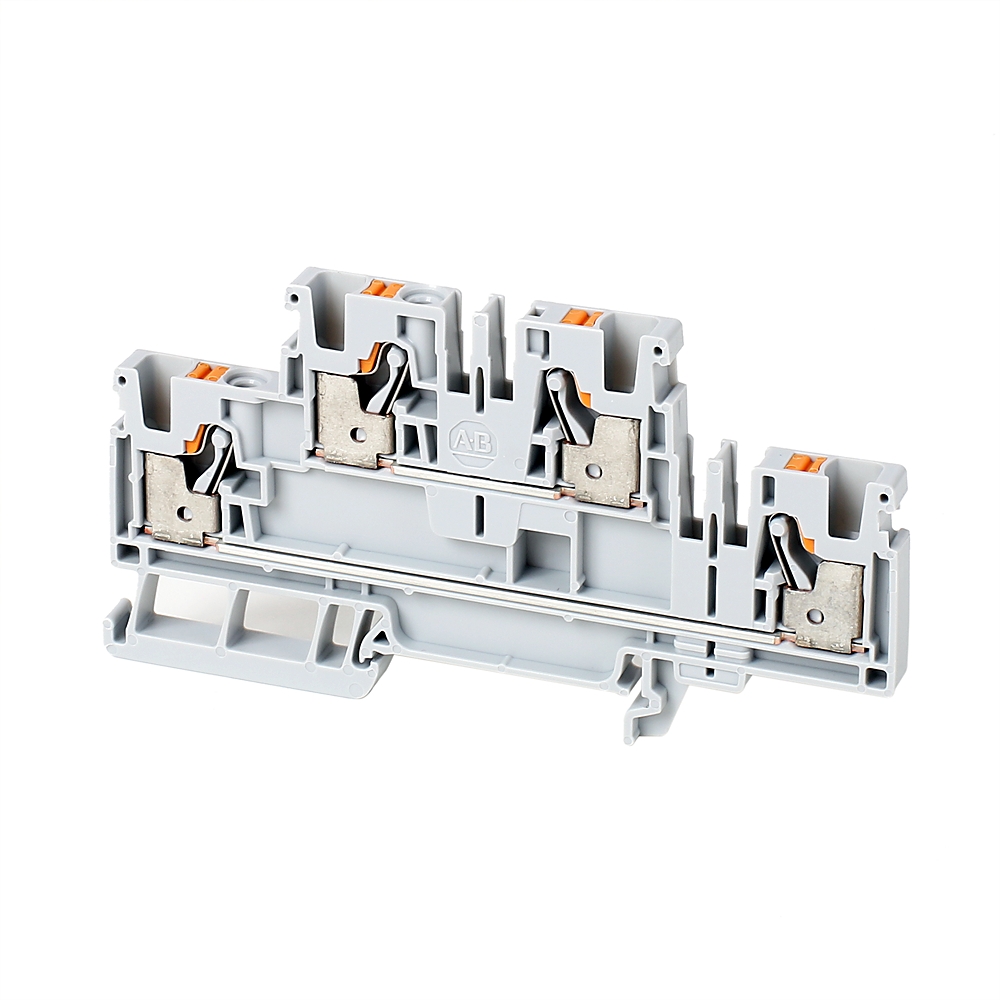Rockwell Automation / Allen-Bradley 1492-PD4-OR – IEC Feed-Through Push-in Terminal Block IEC Feed-Through… — photo 1 of 3