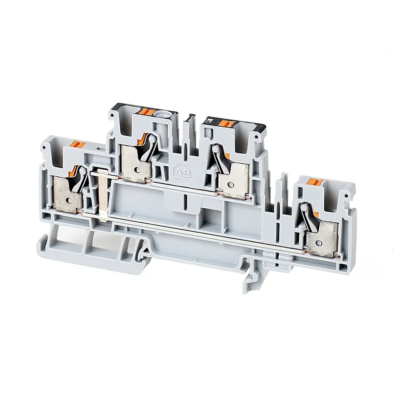 Rockwell Automation / Allen-Bradley 1492-PD4C – IEC Feed-Through Push-in Terminal Block IEC Feed-Through… — photo 1 of 3
