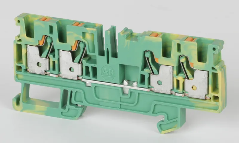 Rockwell Automation / Allen-Bradley 1492-PG4Q – IEC Ground Push-in Terminal Block — photo 3 of 3