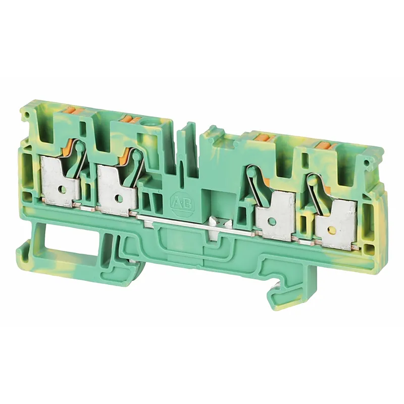 Rockwell Automation / Allen-Bradley 1492-PG4Q – IEC Ground Push-in Terminal Block — photo 1 of 3