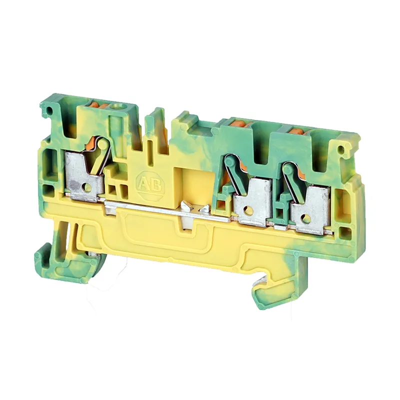 Rockwell Automation / Allen-Bradley 1492-PG4T – IEC Ground Push-in Terminal Block — photo 1 of 3