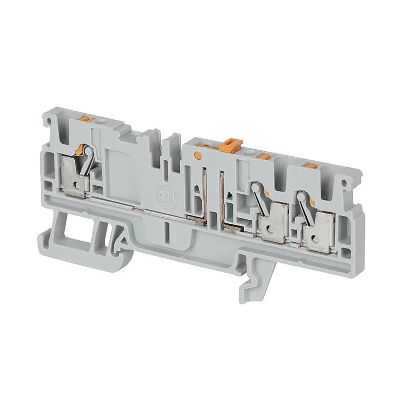 Rockwell Automation / Allen-Bradley 1492-PKD3T-B – IEC Feed-Through Push-in Terminal Block — photo 1 of 3