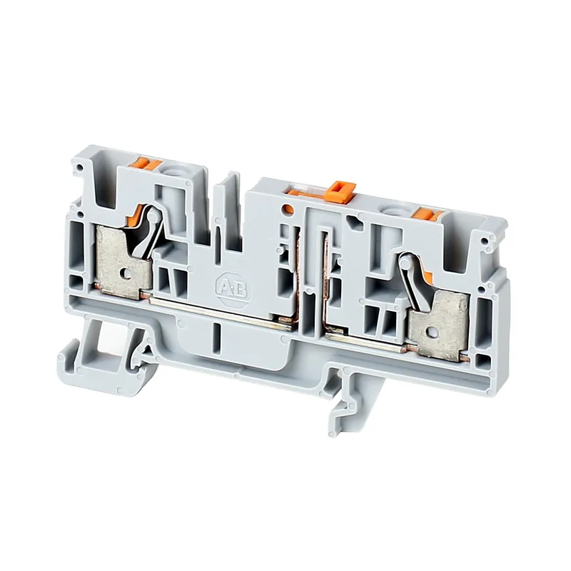 Rockwell Automation / Allen-Bradley 1492-PKD4-B – IEC Feed-Through Push-in Terminal Block — photo 1 of 3