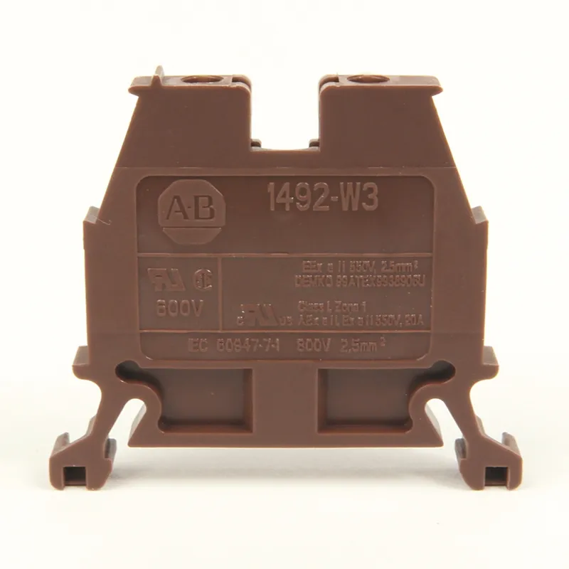 Rockwell Automation / Allen-Bradley 1492-W3-BL – IEC Term Blck 8x47.6x41mm Screw