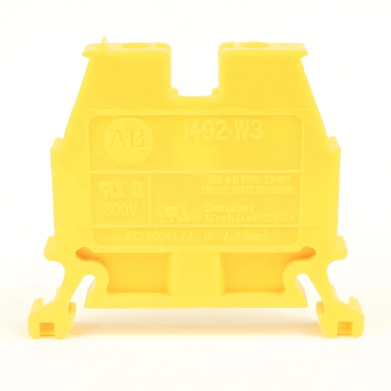 Rockwell Automation / Allen-Bradley 1492-W3-Y – IEC Term Blck 8x47.6x41mm Screw