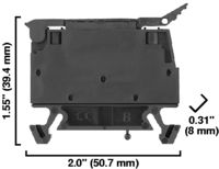 Rockwell Automation / Allen-Bradley 1492-WFB424 – IEC Term Blck 8x47.6x41mm Screw