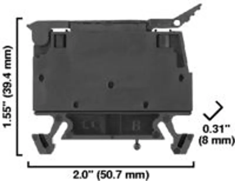 Rockwell Automation / Allen-Bradley 1492-WFB424 – IEC Term Blck 8x47.6x41mm Screw