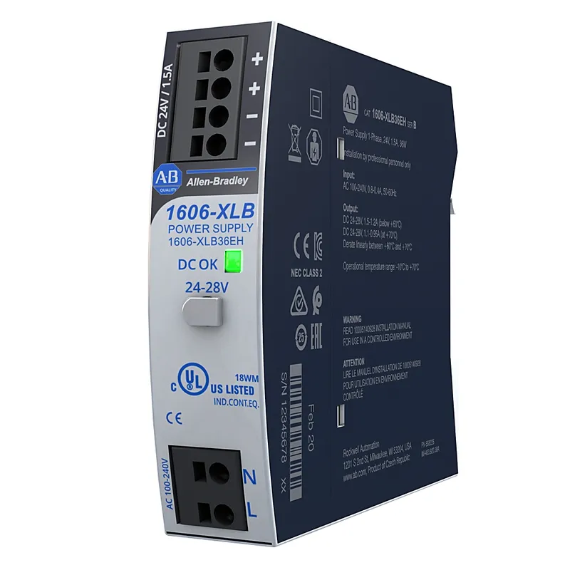Rockwell Automation / Allen-Bradley 1606-XLB36EH – XLB Power Supply 36W 24VDC 1.3A — photo 1 of 2