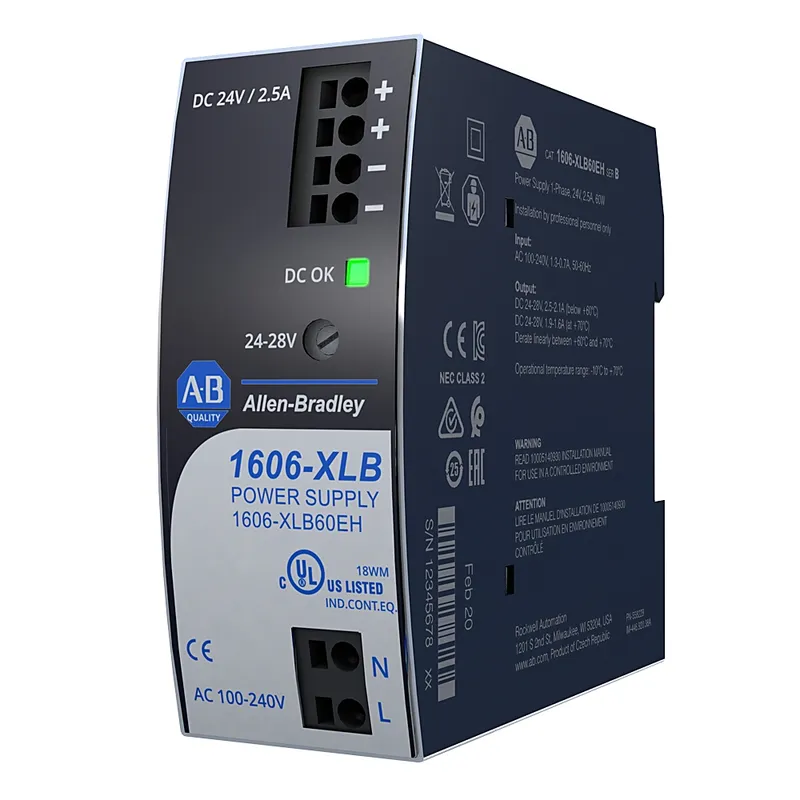 Rockwell Automation / Allen-Bradley 1606-XLB60EH – XLB Power Supply 60W 24VDC 2.5A — photo 1 of 2