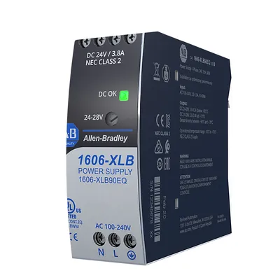 Allen-Bradley 1606-XLB90EQ – XLB Power Supply 90W 24VDC 3.8A Allen-Bradley 1606-XLB90EQ – XLB Power Supply 90W 24VDC 3.8A