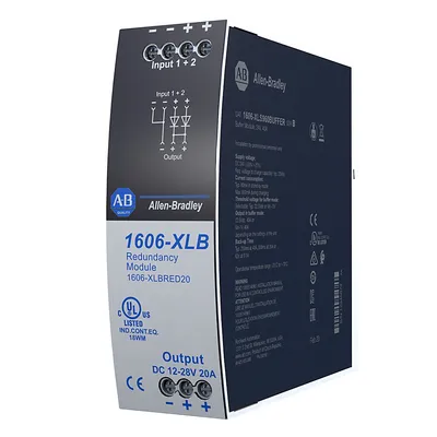 Rockwell Automation / Allen-Bradley 1606-XLBRED20 – Redundancy Module 12-28VDC 2x10A 20A
