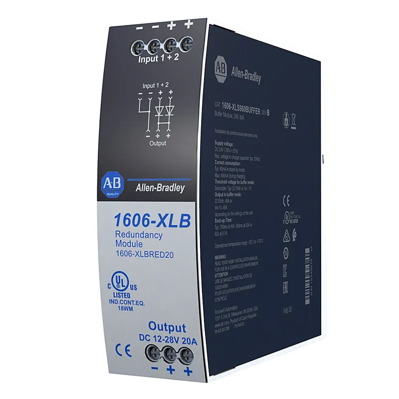 Rockwell Automation / Allen-Bradley 1606-XLBRED20 – Redundancy Module 12-28VDC 2x10A 20A — photo 1 of 2