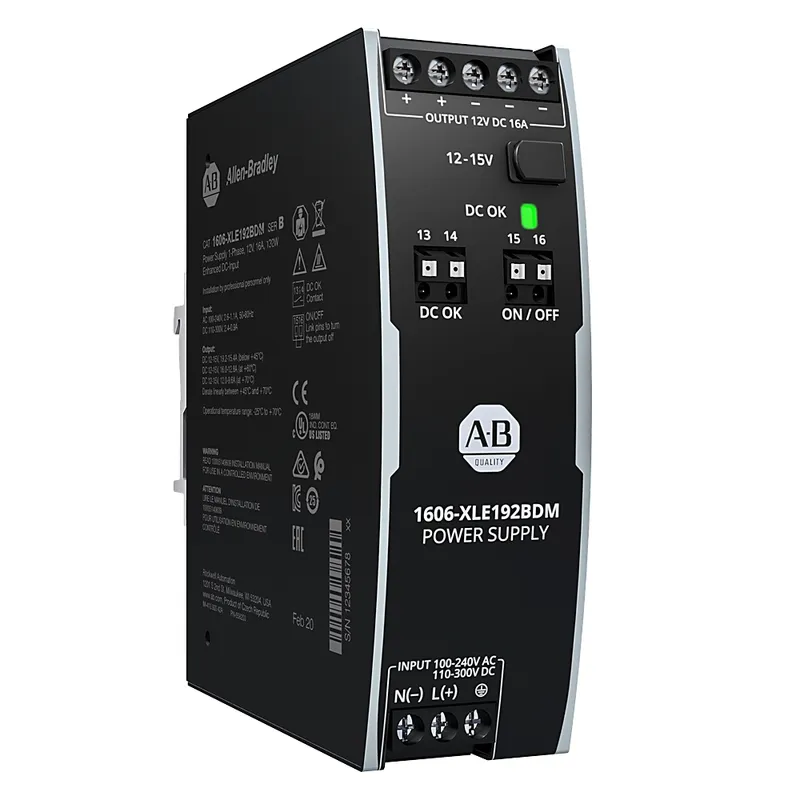 Rockwell Automation / Allen-Bradley 1606-XLE192BDM – XLE Power Supply 192W 12VDC 16A — photo 1 of 2