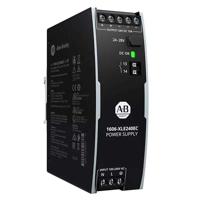 Rockwell Automation / Allen-Bradley 1606-XLE240EC – XLE Power Supply 240W 24VDC 10A — photo 1 of 2