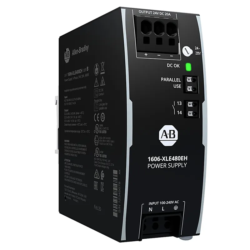 Rockwell Automation / Allen-Bradley 1606-XLE480EH – XLE Power Supply 480W 24VDC 20A — photo 1 of 2