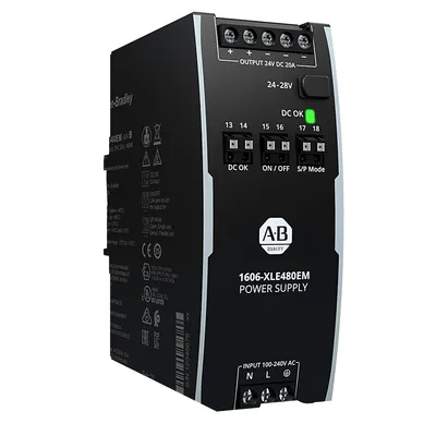 Allen-Bradley 1606-XLE480EM – XLE Power Supply 480W 24VDC 20A Allen-Bradley 1606-XLE480EM – XLE Power Supply 480W 24VDC 20A