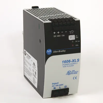 Allen-Bradley 1606-XLS240F – AC or DC Input 48 to 56VDC Out 240W PS Allen-Bradley 1606-XLS240F – AC or DC Input 48 to 56VDC Out 240W PS