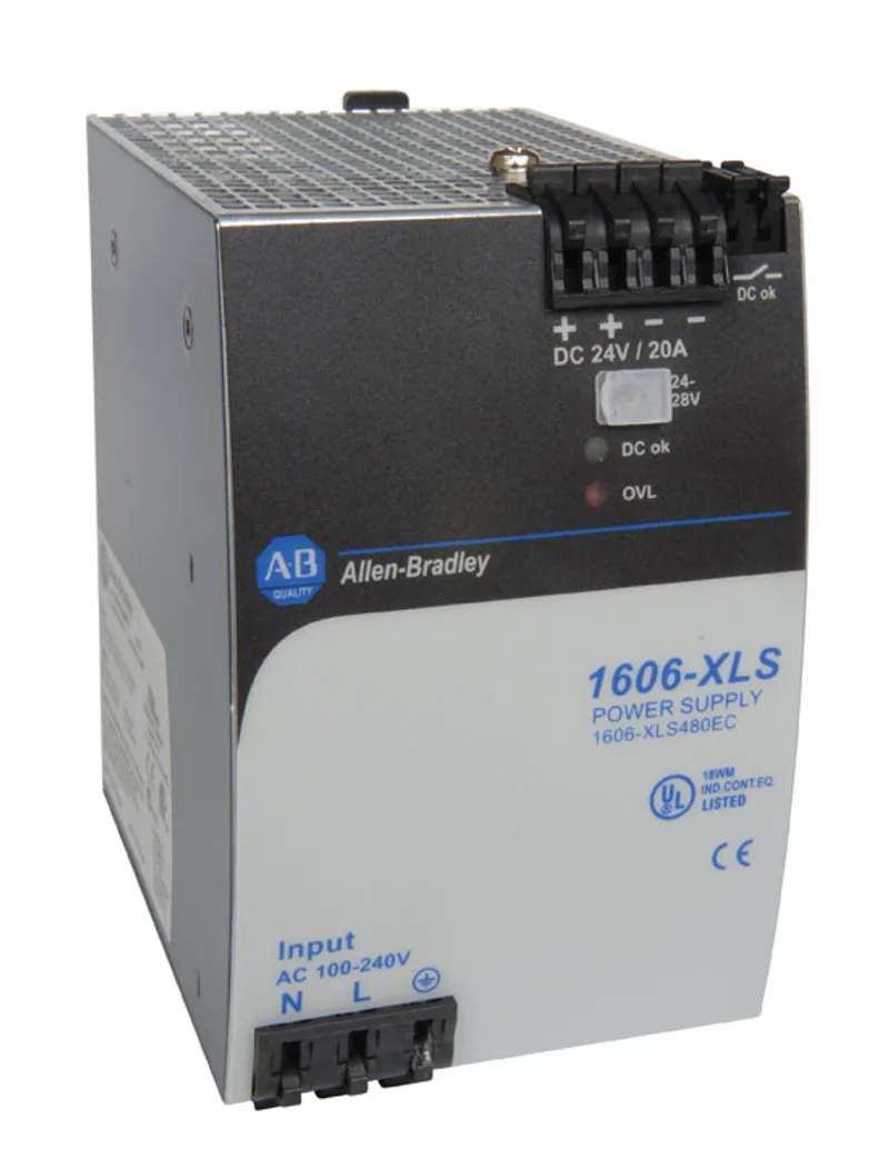 Rockwell Automation / Allen-Bradley 1606-XLS480EC – AC or DC In 24 to 28VDC Out 480W CC PS — photo 2 of 2