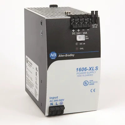 Allen-Bradley 1606-XLS480EE – XLS Power Supply 480W 24VDC 20A Allen-Bradley 1606-XLS480EE – XLS Power Supply 480W 24VDC 20A