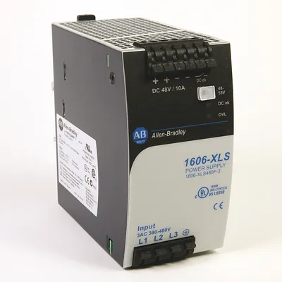 Allen-Bradley 1606-XLS480F-3 – XLS Power Supply 480W 48VDC 10A Allen-Bradley 1606-XLS480F-3 – XLS Power Supply 480W 48VDC 10A