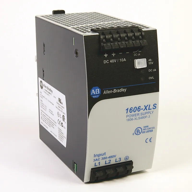Rockwell Automation / Allen-Bradley 1606-XLS480F-3 – 480VAC 600VDC In 48 to 56VDC Out 480W PS — photo 1 of 2